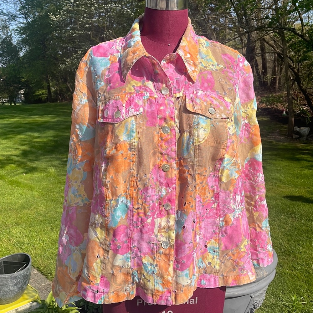 Ruby Rd size 2X Summer Shaket - Picture 2 of 12